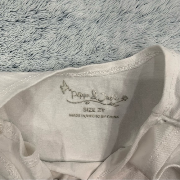 Pippa and Julie 2 Piece Purple Peplum Knit Sweater Set- 2T - Picture 4 of 9